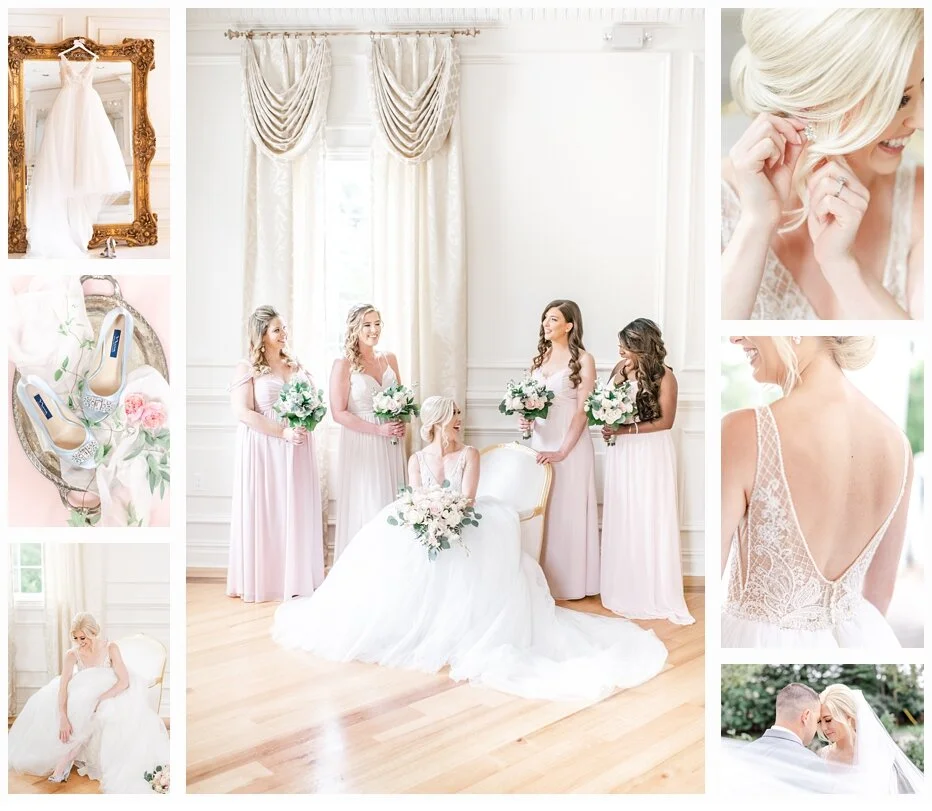  When Kelly was just a small girl, she loved Cinderella so much that she went around calling herself Kellyrella! Little girl dreams really do come true because her wedding was a storybook just like Cinderellla. It was captivating in every way! Her bridal gown created by  Hayley Paige  was magnificent with the most beautiful lace! Her venue, the  Tides Estate  has the most beautiful grounds and bridal suite! See full  blog post  here! 