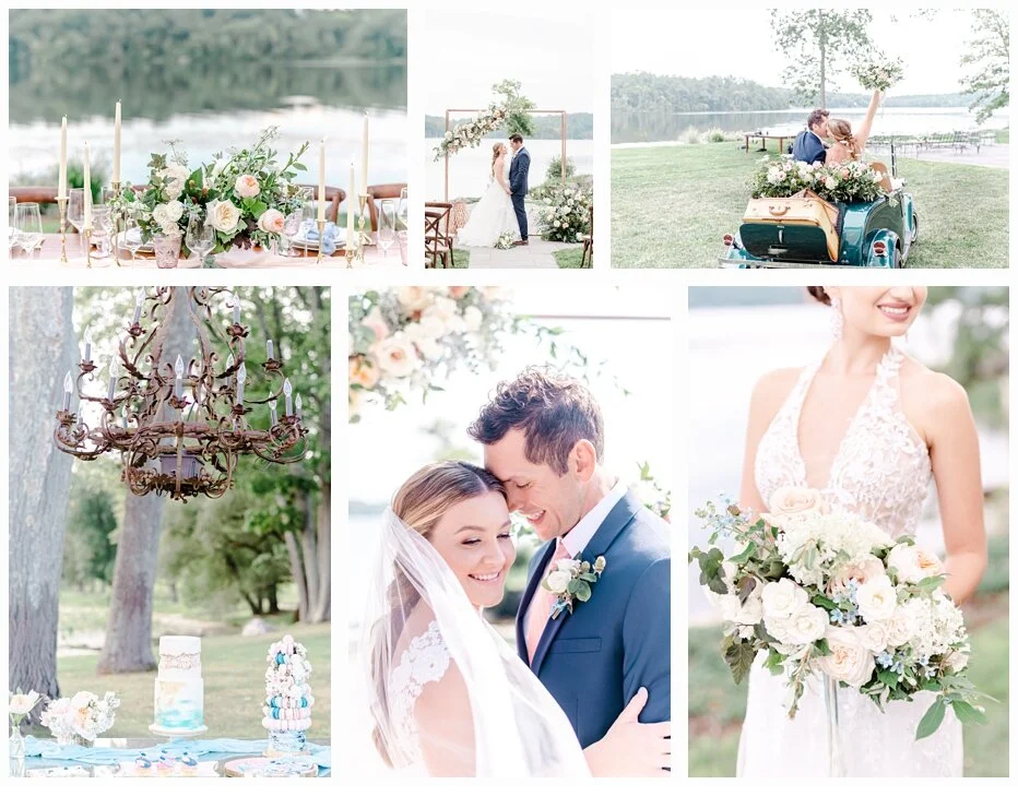  Thanks so much to Styled Shoots of America for hosting such a beautiful shoot! All of the vendors were incredible making this so perfect in every way!  Venue:  North Shore House  Florist:  Whisper and Brook  Custom Car:  LaRue Events  Wedding Gown:  sewnsew_bridal  Bridal Stylist: I Am Yoko Shoes:  Badgley Mischka  Hair and Makeup:  makeupbyroxy  and emilycolorshair Cake:  Keep It Sweet Cakes  