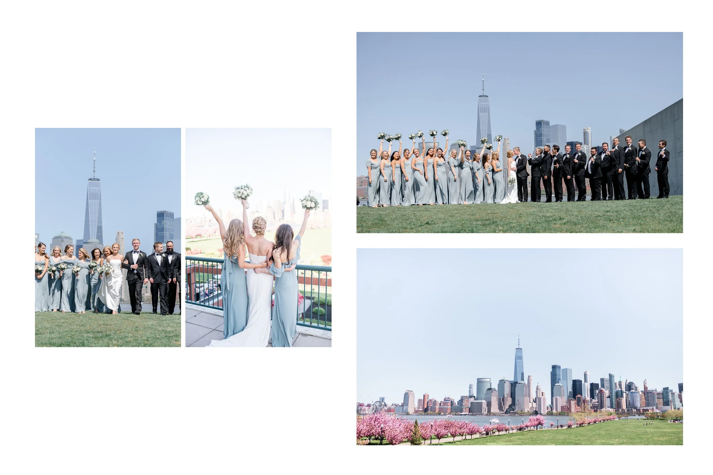 Bridal Party - 2 spreads (8-10 photos)