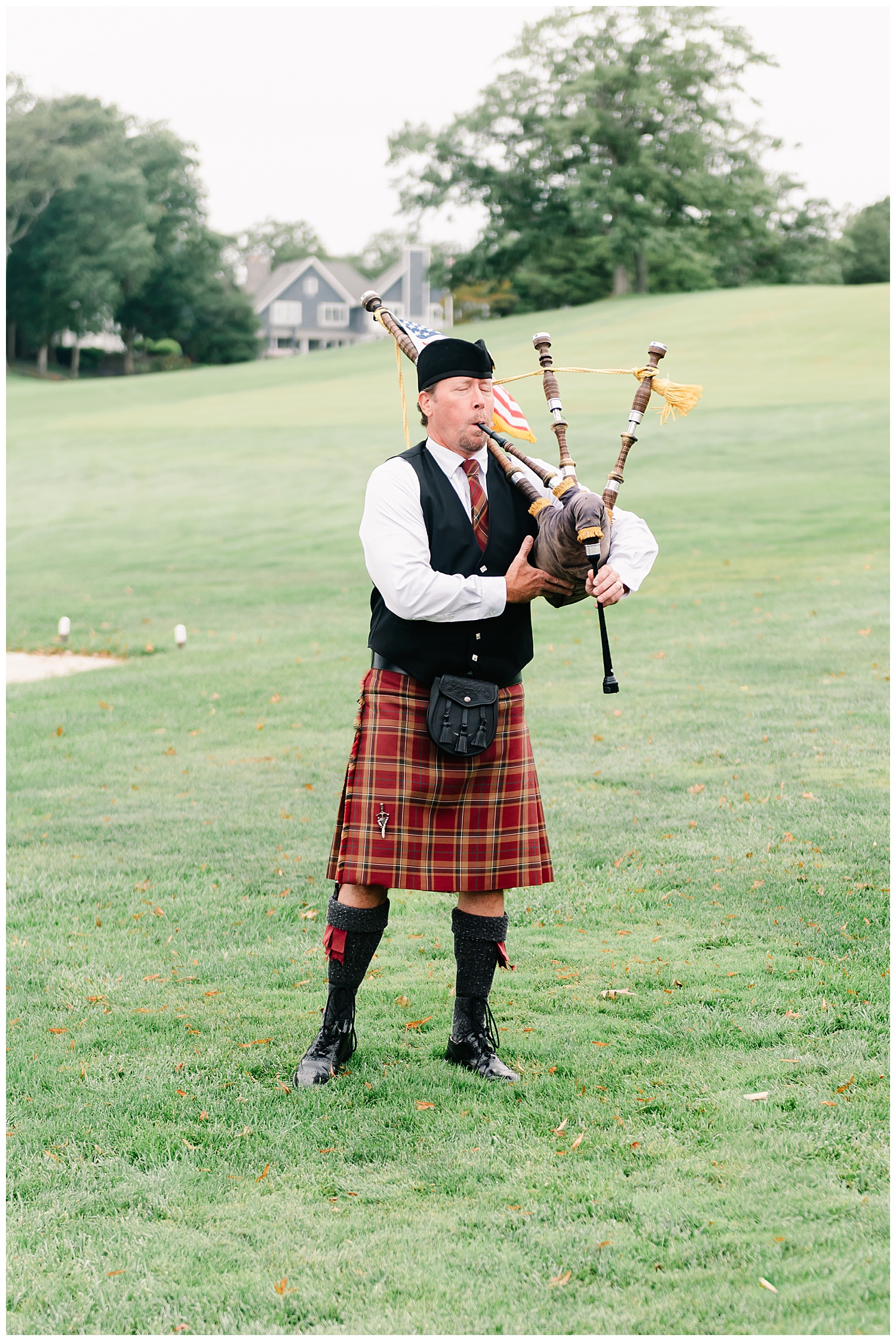 bag piper at cocktail hour